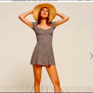 Reformation Lucinda Gingham Dress size 0
